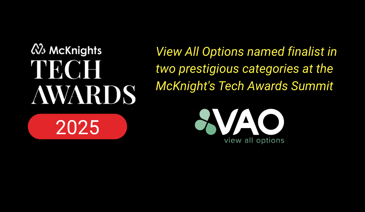 Picture of View All Options Named Finalist in Two Categories at the 15th Annual McKnight’s Tech Awards Summit
